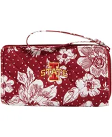 Women's Vera Bradley Iowa State Cyclones Rain Garden Front-Zip Wristlet