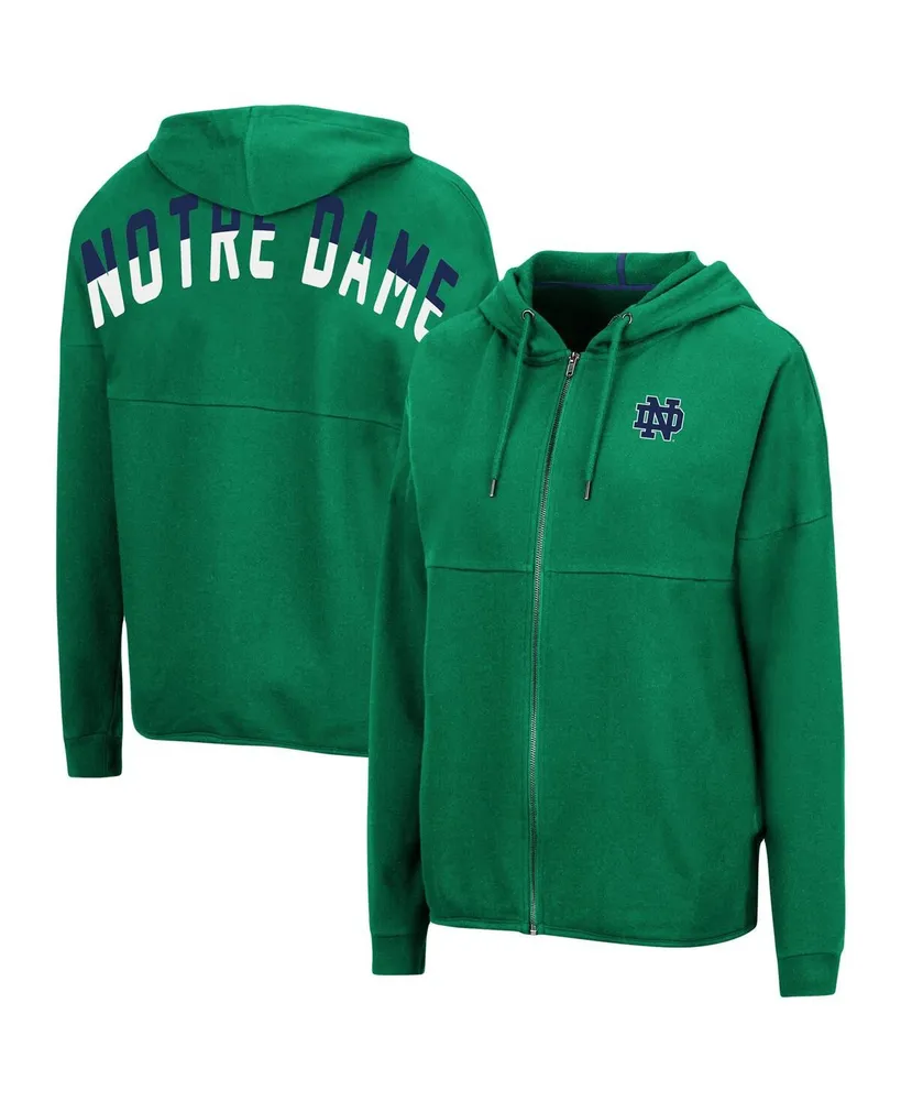 Colosseum Women's Notre Dame Fighting Irish Two-Hit Full-Zip Hoodie