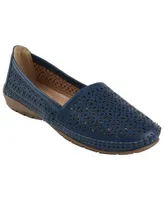 Gc Shoes Women's Martha Perforated Slip On Flats