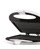 Brentwood Appliances Brentwood Non Stick Panini Press and Sandwich Maker in White