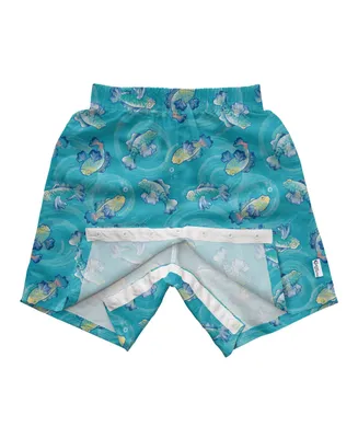 green sprouts Toddler Boys Lightweight Easy-Change Swim Trunks