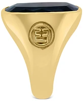 Effy Men's Onyx Statement Ring in 14k Gold-Plated Sterling Silver