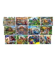 Masterpieces Artist Gallery Jigsaw Puzzle Collection - 12 Pack