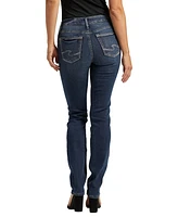 Silver Jeans Co. Suki Curvy Mid Rise Straight-Leg