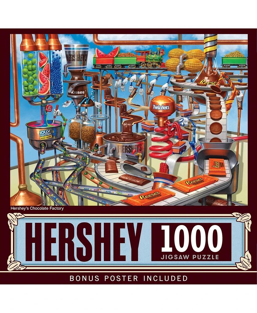 Masterpieces Hershey's Chocolate Factory - 1000 Piece Jigsaw Puzzle