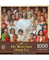 Masterpieces He Watches Over Us - 1000 Piece Jigsaw Puzzle for Adults