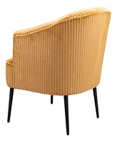 Zuo 31" Steel, Polyester Ranier Boho Chic Accent Chair
