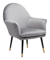 Zuo 37" Steel, Polyester Alexandria Boho Chic Accent Chair