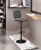 Zuo 43" Steel, Polyurethane Holden Adjustable Bar Chair