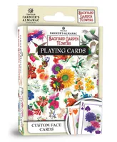 Masterpieces Backyard Garden Flowers Playing Cards - 54 Card Deck