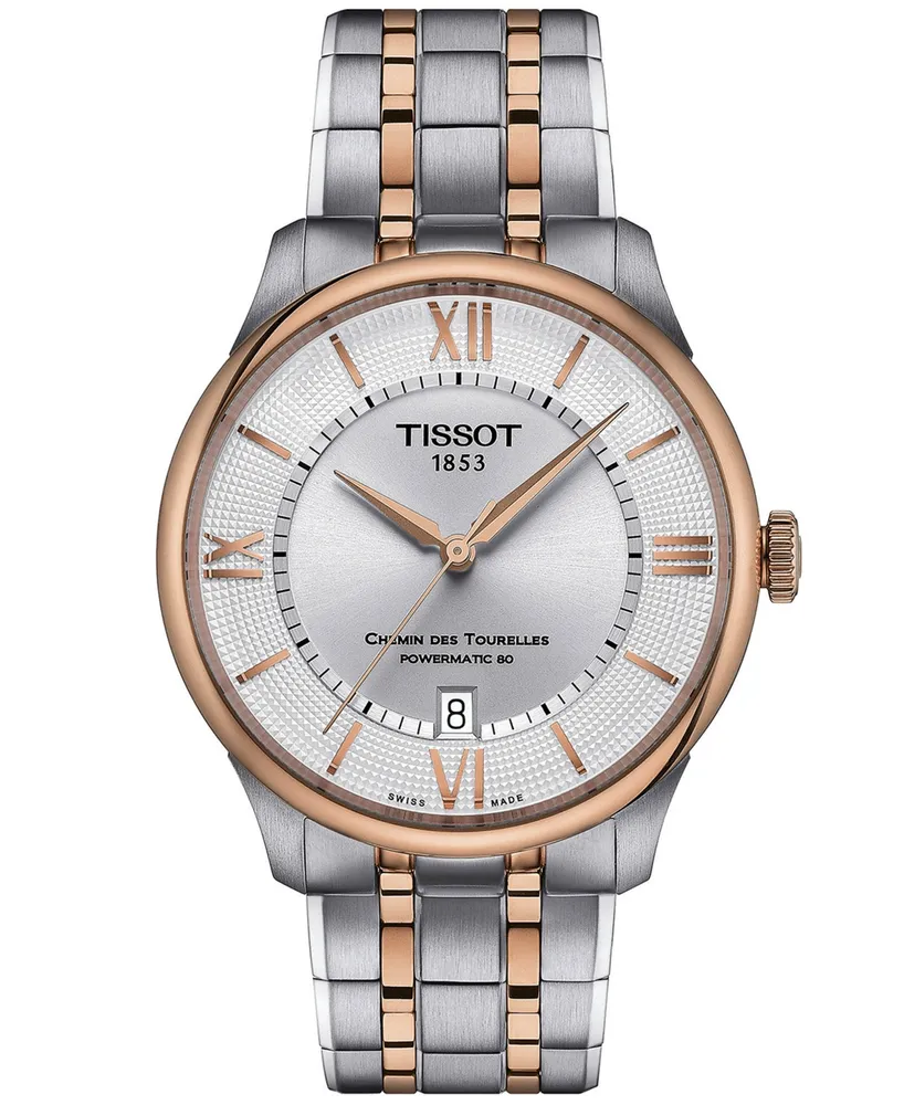 Tissot Unisex Swiss Automatic Chemin des Tourelles Powermatic 80 Two