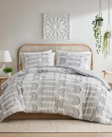 Closeout! Intelligent Design Astoria Clip Jacquard Duvet Cover 2-Piece Set, Twin/Twin Xl