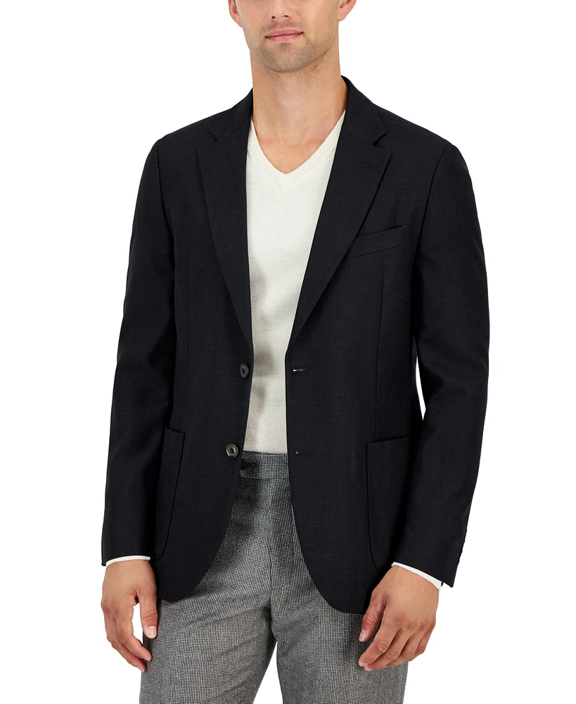 Nautica Men's Modern-Fit Active Stretch Woven Solid Sport Coat