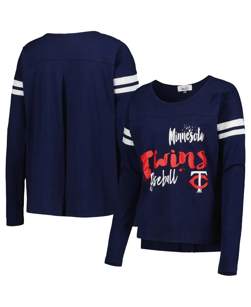 Women's Touch Royal Chicago Cubs Free Agent Long Sleeve T-Shirt