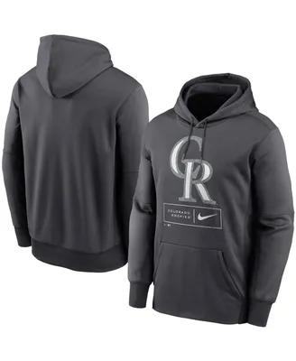 Men's Milwaukee Brewers Nike Navy Season Pattern Pullover Hoodie