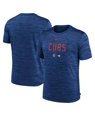 Men's Nike Royal Chicago Cubs Authentic Collection Velocity Performance Practice T-shirt