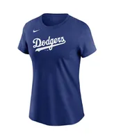 Women's Nike Royal Los Angeles Dodgers Wordmark T-shirt