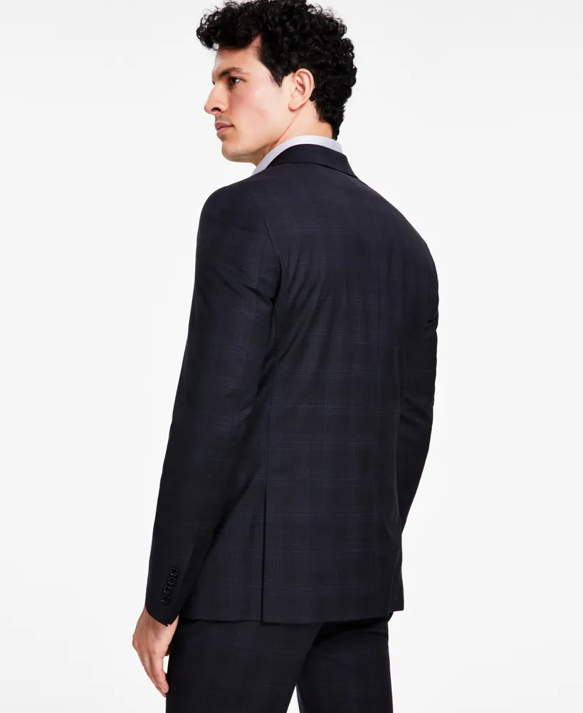 Calvin Klein Men's Slim-Fit Wool-Blend Stretch Suit Jacket