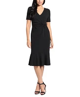 London Times Petite Twisted Sheath Dress