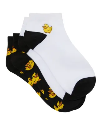 Cotton On Men's Print Ankle Socks, Pack of 2