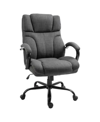 Vinsetto 500lbs Swivel Big/Tall Office Computer Desk Chair w/ Wheels