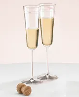kate spade new york Set of 2 Darling Point Toasting Flutes