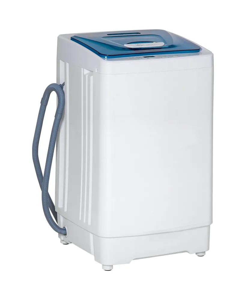 Costway Portable Full-Automatic Laundry Washing Machine 8.8lbs Spin Washer  W/ Drain Pump 