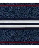 Tommy Hilfiger Floral Stripe 3 Piece Duvet Cover Set, King