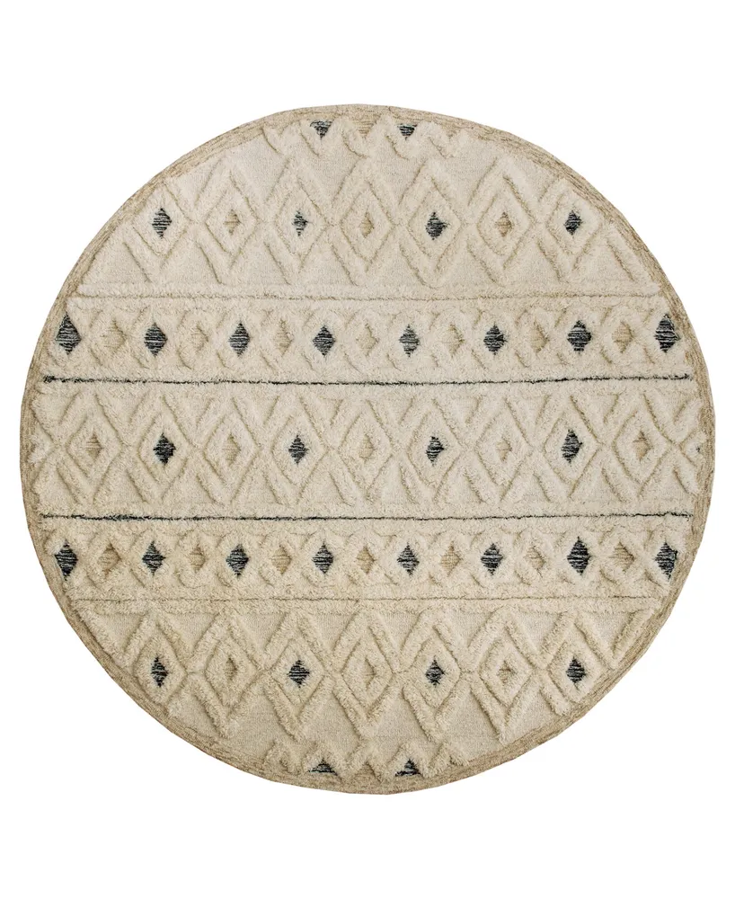 Closeout! Lr Home Sweet SINUO54112 6' x 6' Round Area Rug