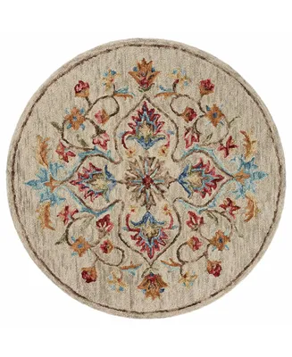 Lr Home Sweet SINUO54102 4' x 4' Round Area Rug