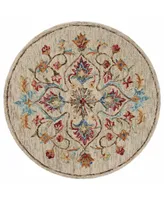 Lr Home Sweet SINUO54102 4' x 4' Round Area Rug