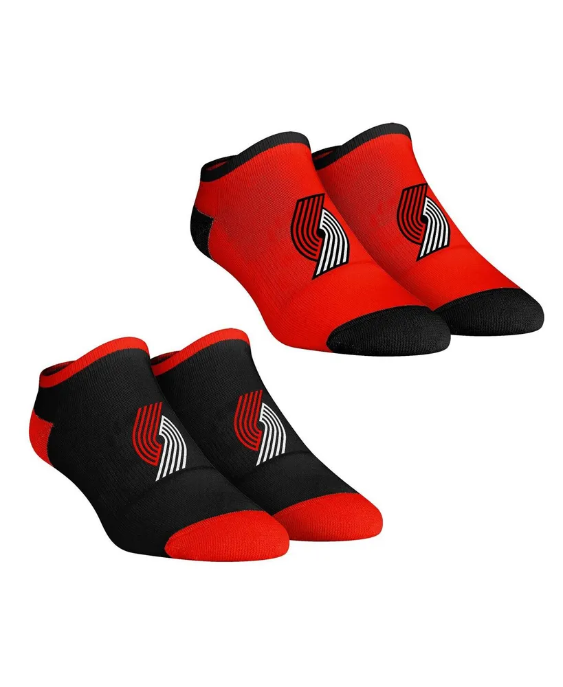 Women's Rock 'Em Socks Portland Trail Blazers Core Team 2-Pack Low Cut Ankle Sock Set