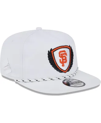 Men's New Era White San Francisco Giants Golfer Tee 9FIFTY Snapback Hat