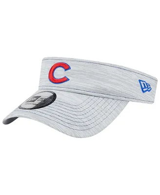 Men's New Era Gray Chicago Cubs Adjustable Visor