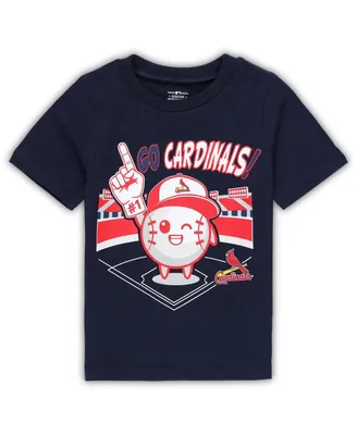 Toddler Boys and Girls Navy St. Louis Cardinals Ball Boy T-shirt