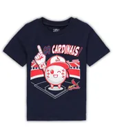 Toddler Boys and Girls Navy St. Louis Cardinals Ball Boy T-shirt