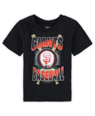 Toddler Boys and Girls Black San Francisco Giants Special Event T-shirt