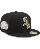 Men's New Era Black Chicago White Sox 2005 World Series Anniversary Spring Training Botanical 59FIFTY Fitted Hat