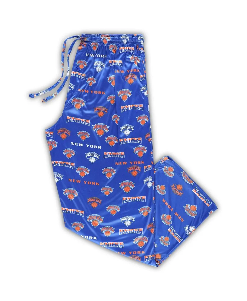 Men's Concepts Sport Blue New York Knicks Big and Tall Breakthrough Sleep Pants