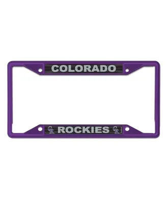 Wincraft Colorado Rockies Chrome Color License Plate Frame