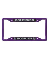 Wincraft Colorado Rockies Chrome Color License Plate Frame