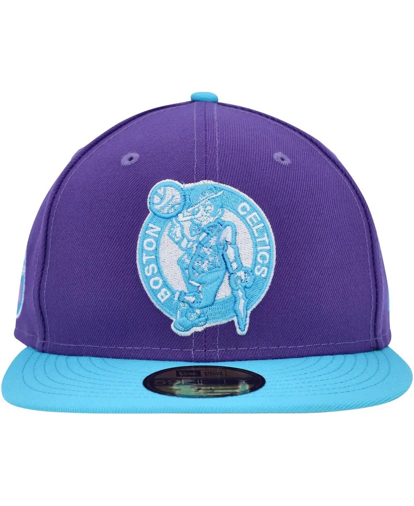 Men's New Era Purple Boston Celtics Vice 59FIFTY Fitted Hat