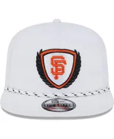 Men's New Era White San Francisco Giants Golfer Tee 9FIFTY Snapback Hat