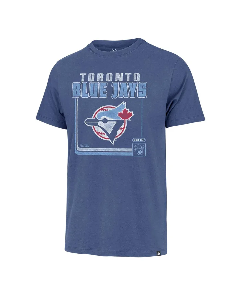 Men's '47 Brand Royal Toronto Blue Jays Borderline Franklin T-shirt