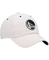 Men's '47 Brand Cream Golden State Warriors Lunar Clean Up Adjustable Hat