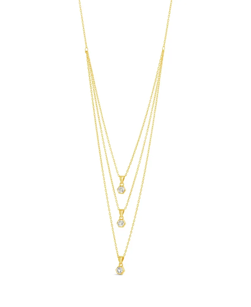 Sterling Forever Gia Layered Necklace