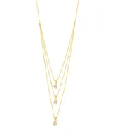 Sterling Forever Gia Layered Necklace