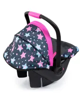 Bayer Design Dolls Turquoise, Pink, Stars Car Seat