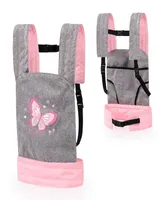 Bayer Design Dolls Grey, Pink, Butterfly Carrier Modern Design