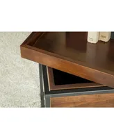 Coaster Home Furnishings Square Accent Table with Removable Top Tray